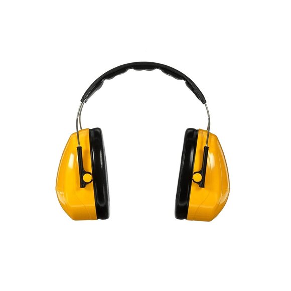 Peltor™ Optime 98 Over-the-Head Earmuffs, H9A, black/yellow - Picture 2 of 8
